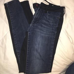 Pacsun two-toned skinny jeans